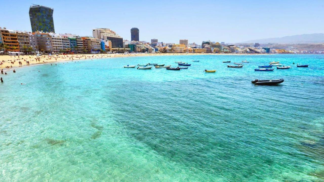 Estudio Con Terraza Vista Mar Лас Палмас де Гран Канария Екстериор снимка
