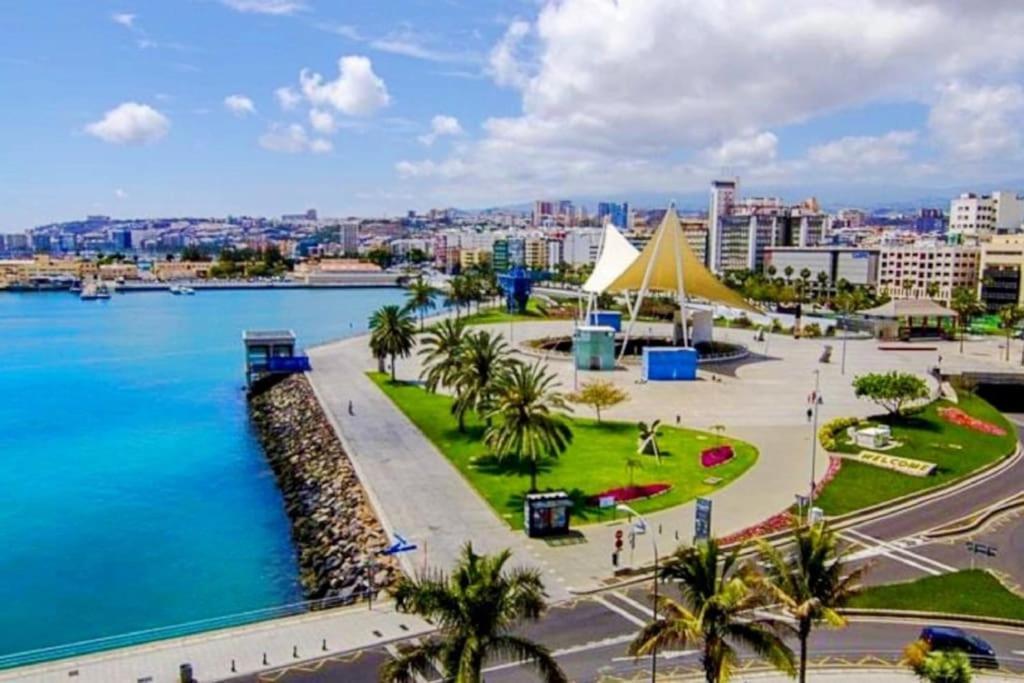 Estudio Con Terraza Vista Mar Лас Палмас де Гран Канария Екстериор снимка