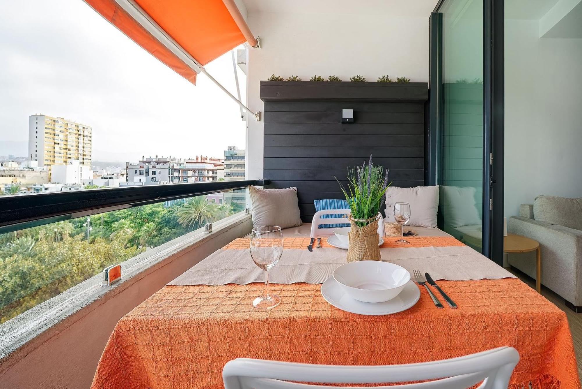 Estudio Con Terraza Vista Mar Лас Палмас де Гран Канария Екстериор снимка